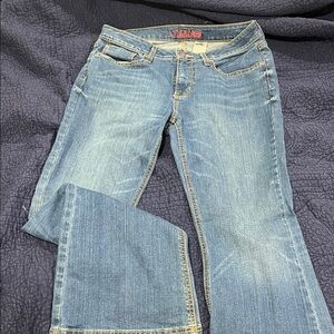 Lynden Cinch Women’s Classic Blue wide leg Jeans